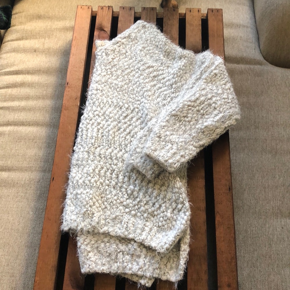 White and Grey Sweater